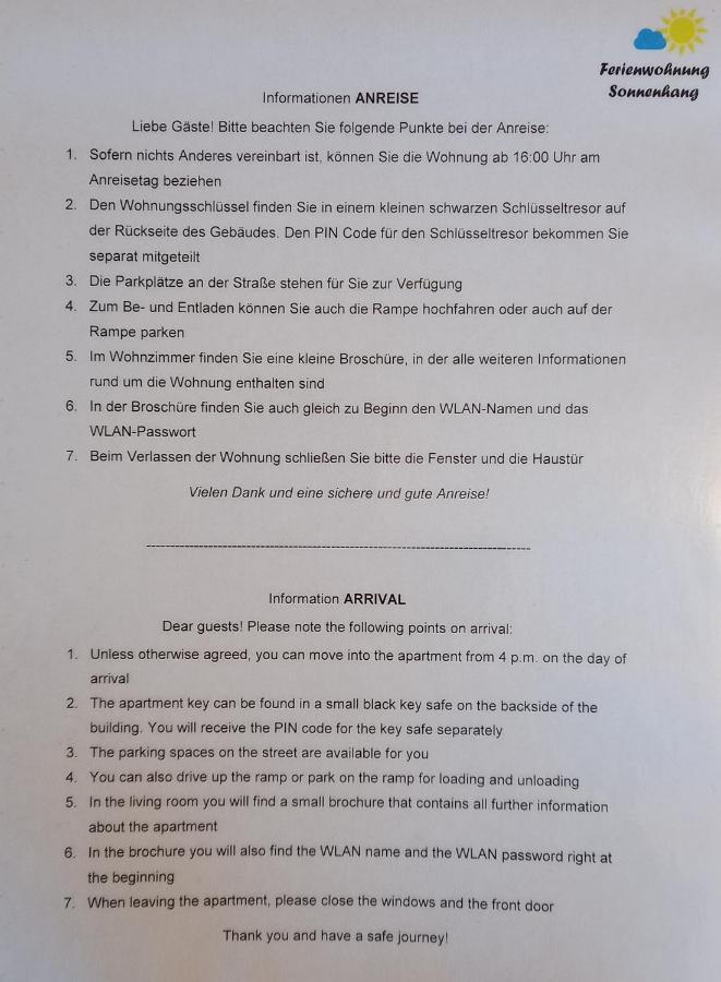 Ferienwohnung Sonnenhang Rudenau Экстерьер фото